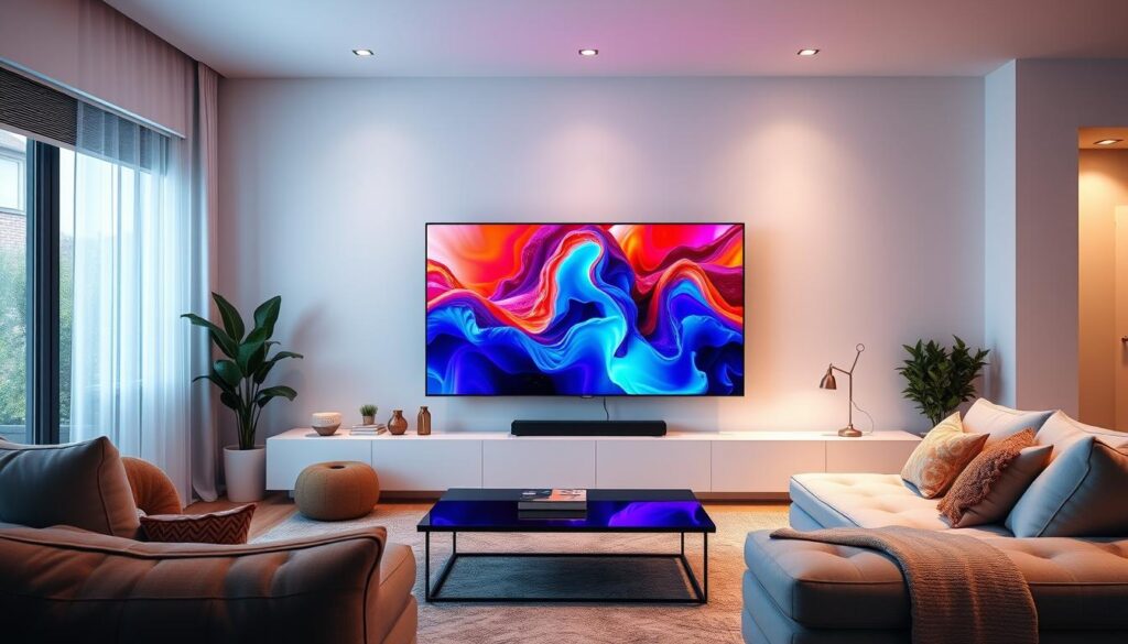 large-screen smart tv